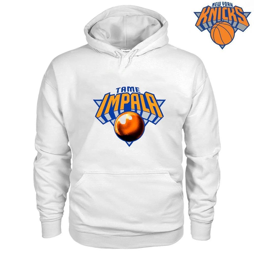 New York Knicks Champions NBA 2026 Tame Impala Currents Style Logo Basketball Shirt
