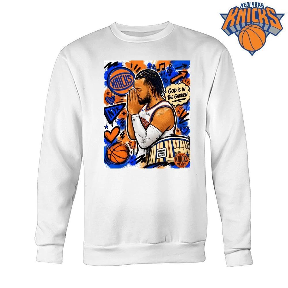 Jalen Brunson God Is In The Garden Madison Square Garden New York Knicks NBA Finals 2026 shirt