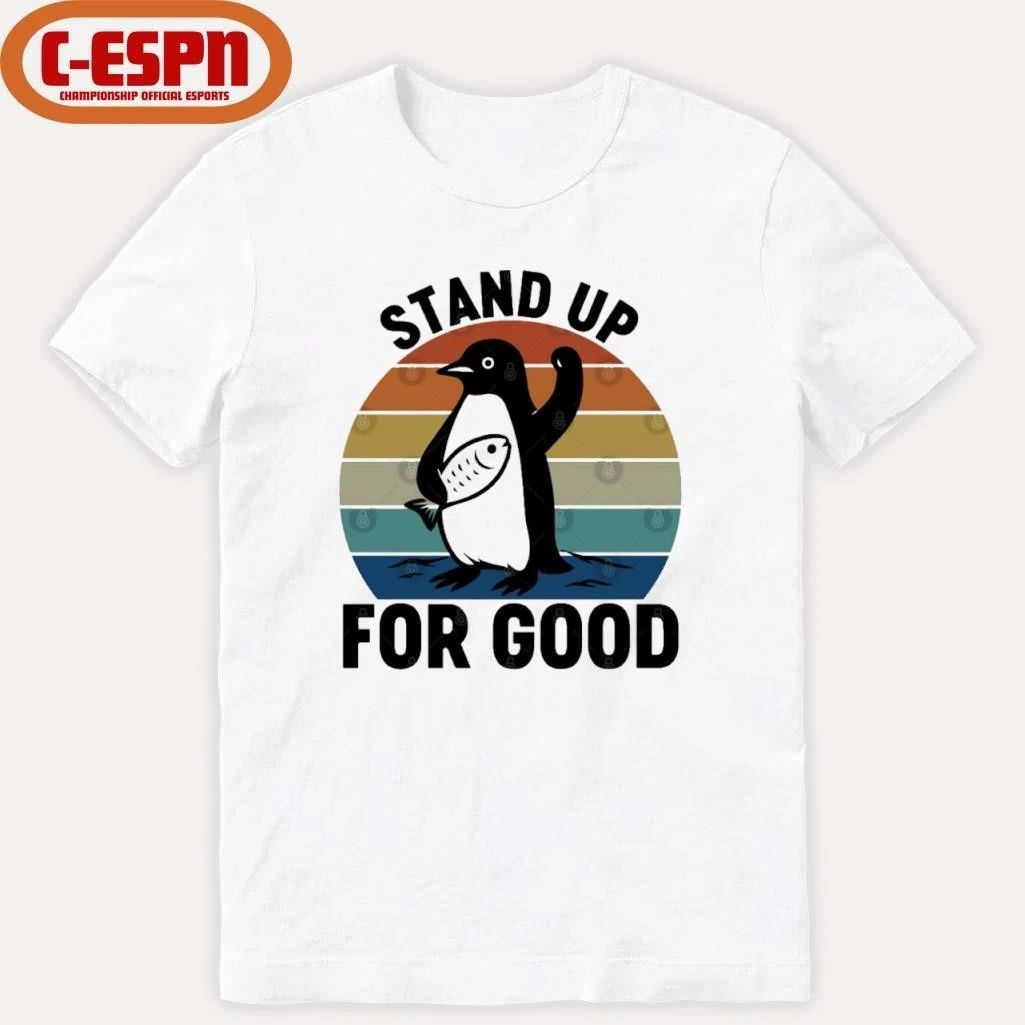 Stand Up For Good Anti ICE Resist Penguin Protest Anti-Trump T-Shirt