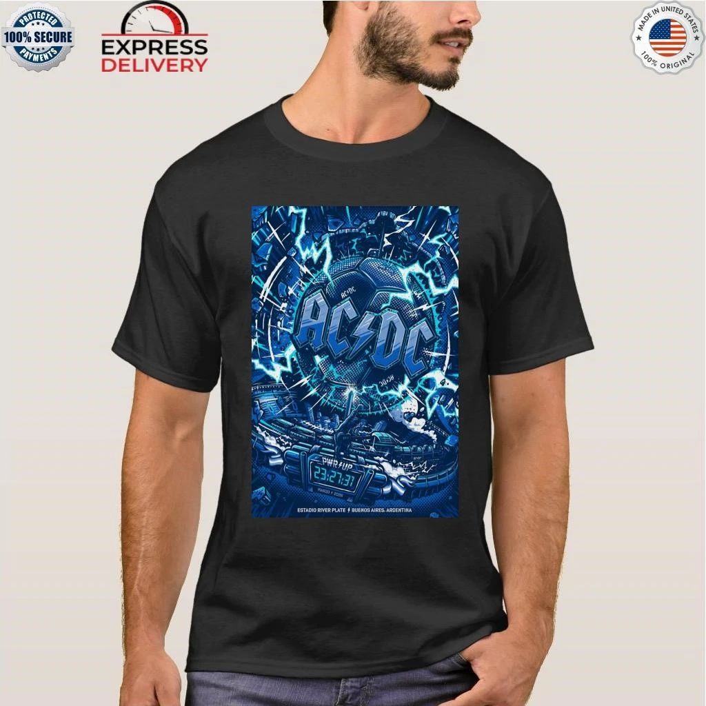 AC DC Buenos Aires Argentina PWR Up Tour March 2026 Shirt