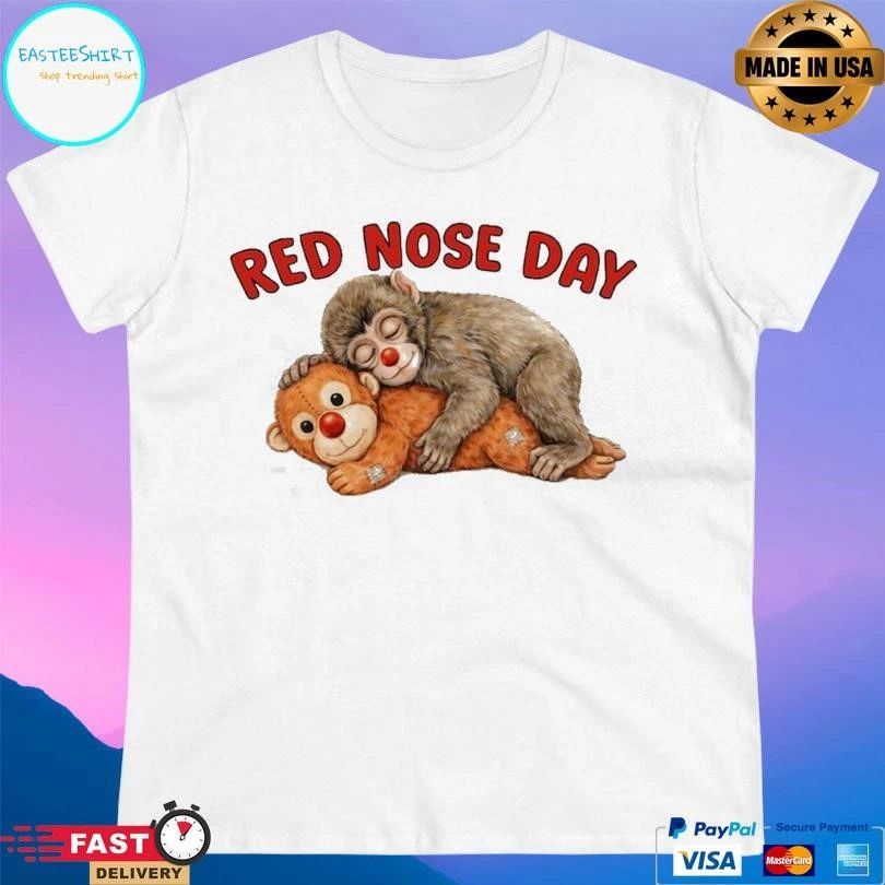 Red Nose Day Punch Monkey Viral 2026 T-shirts