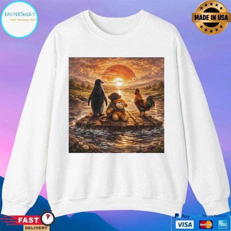 Baby Monkey Punch Werner Herzog Penguin Animal Lover 2026 T-shirts