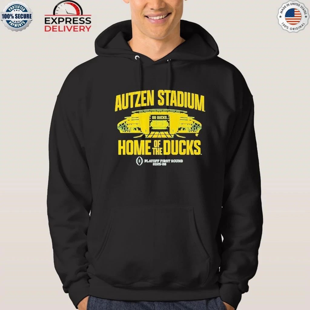 Oregon Football 2025 CFP Autzen Stadium Shirt