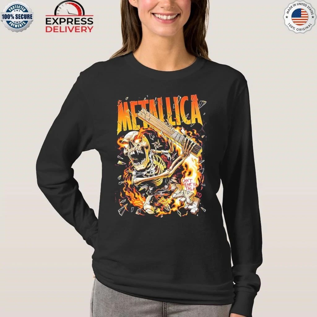 Metallica Load I Can’t Hear Ya Talk To 2 X 4 Art By Andrew Cremeans Load Series Shirt