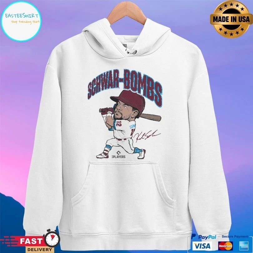 Kyle Schwarber Philadelphia Phillies Mlb Schwar-Bombs T-shirts
