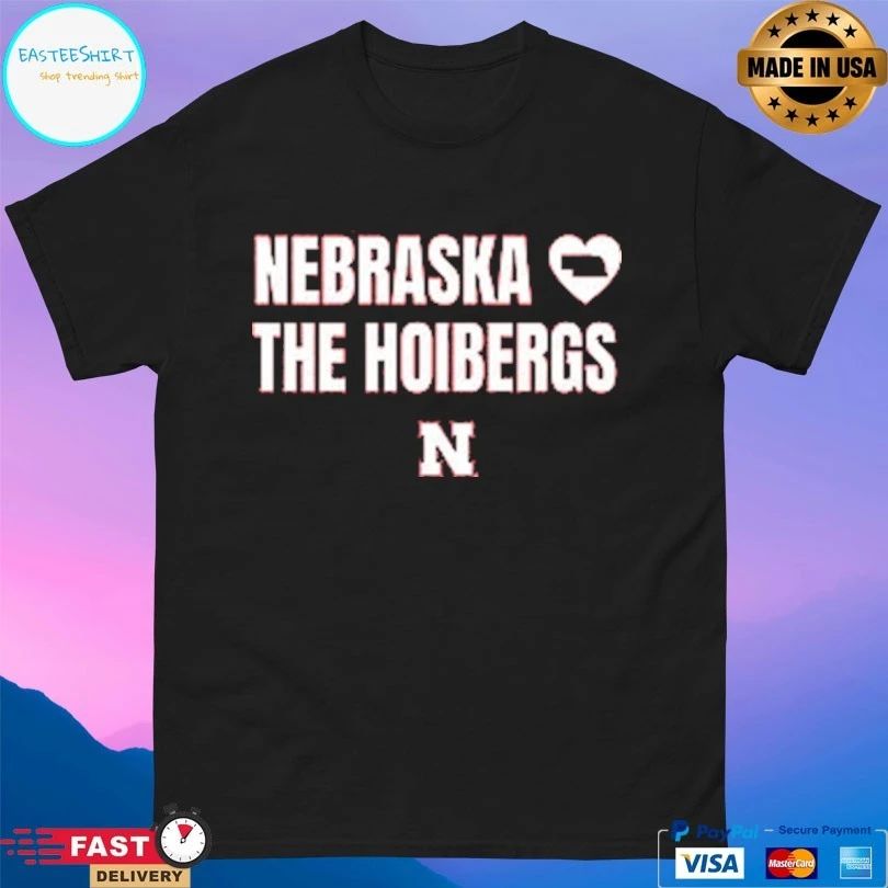 Nebraska Hearts The Hoibergs T-shirts