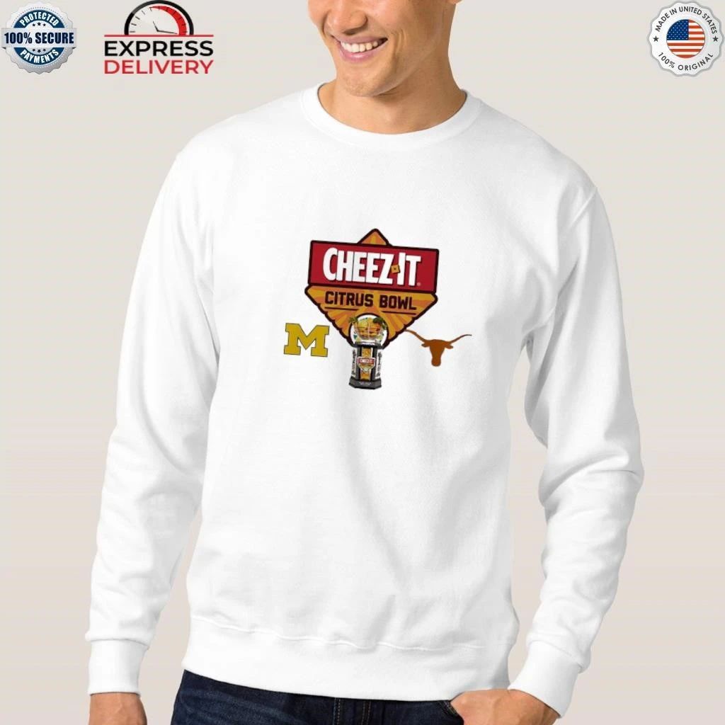 Cheez-It Citrus Bowl Matchup Michigan Wolverines Vs Texas Longhorns 2025-26 On December 31 2025 Shirt