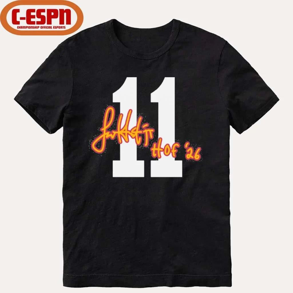 Larry Fitzgerald Cardinals Class of 2026 Elected Signature T-Shirt