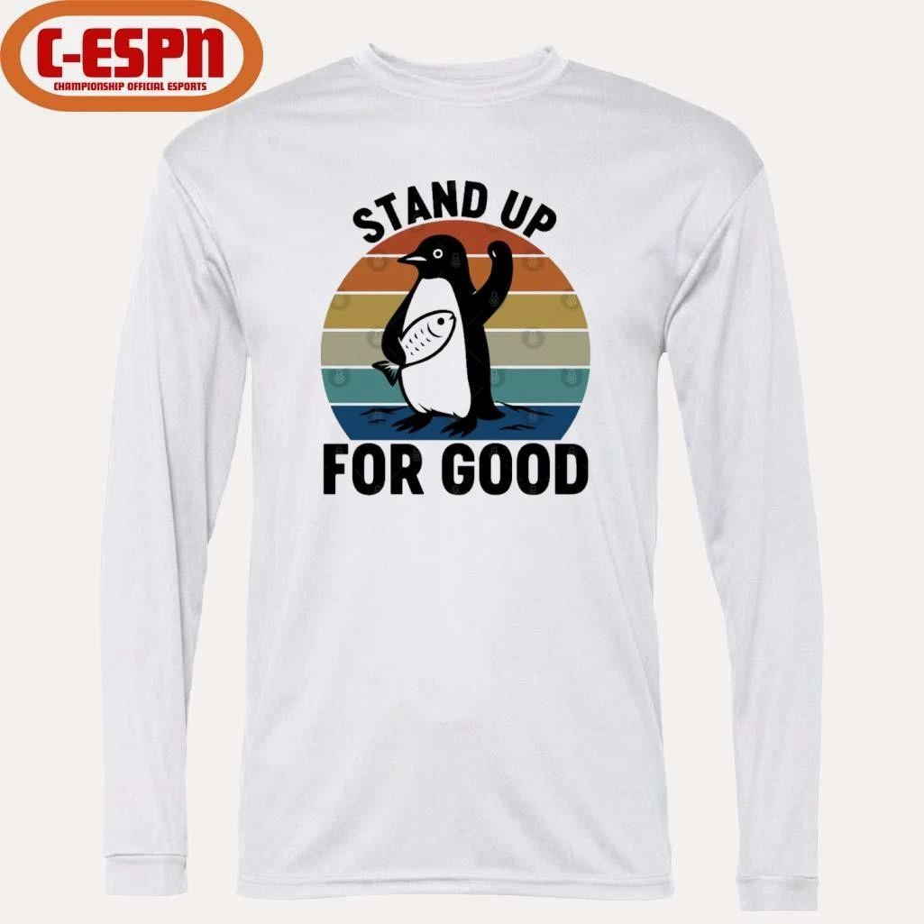 Stand Up For Good Anti ICE Resist Penguin Protest Anti-Trump T-Shirt