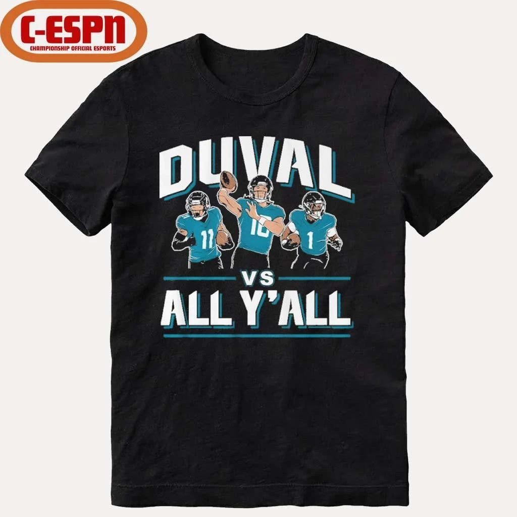 Trevor Lawrence, Travis Etienne, & Parker Washington Duval vs. All Y’all T-Shirt