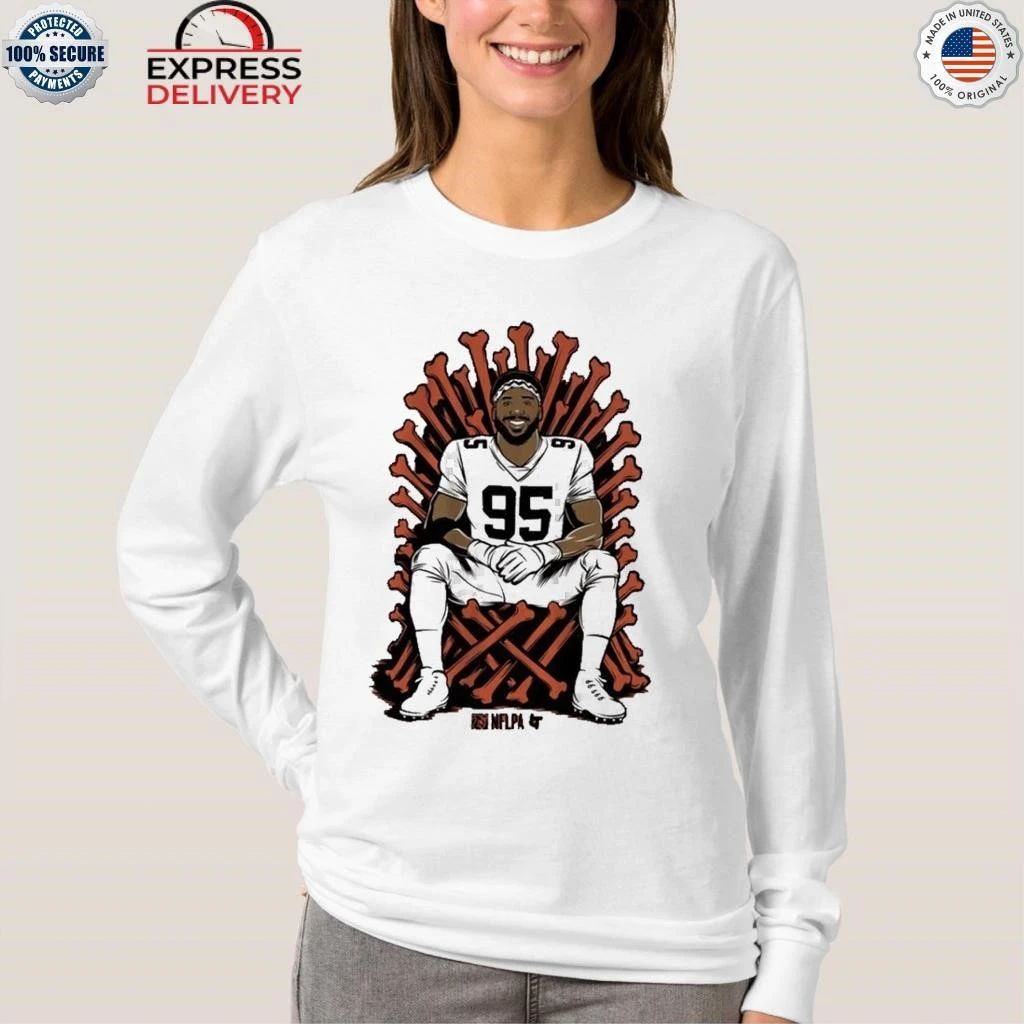 Myles Garrett Single-Season Sack King Wholesale Only Version Shirt
