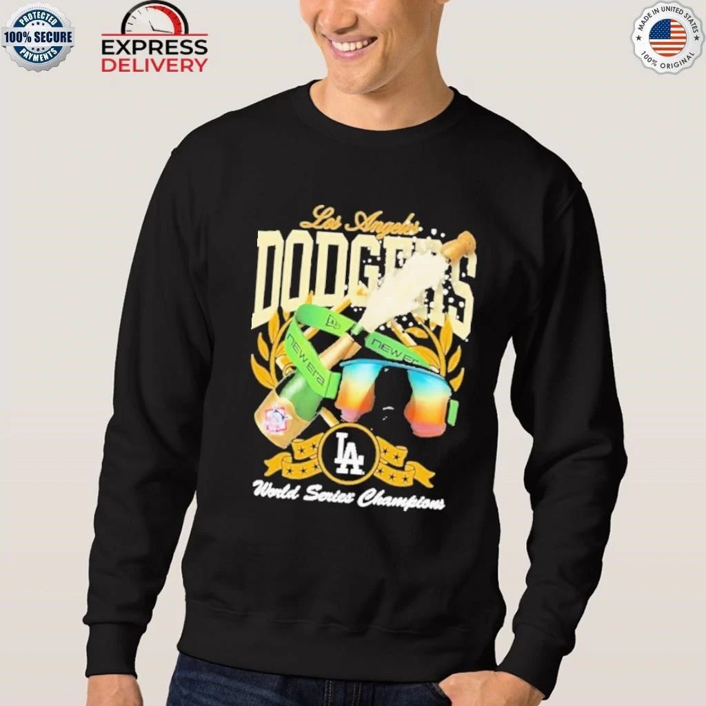 Los Angeles Dodgers New Era 2025 World Series Champions Champagne Shirt