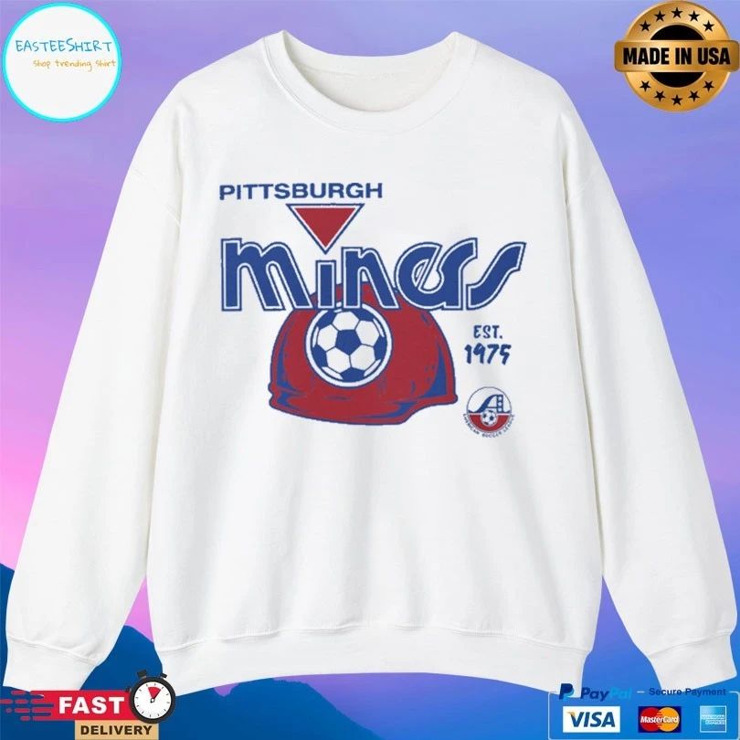 Pittsburgh Miners Soccer Est 1975 T-shirts