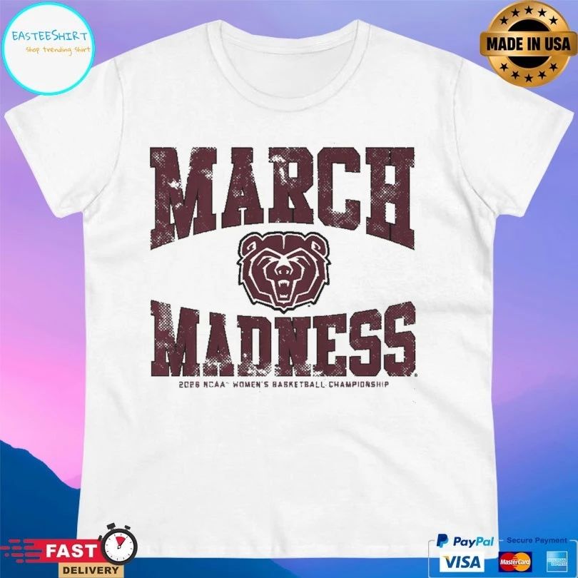 Missouri State Lady Bears WBB 2026 March Madness NCAA Women’s Basketball Championship T-shirts