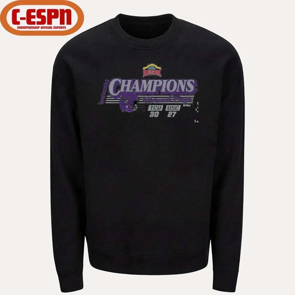 2025 Valero Alamo Bowl TCU CHAMPS SCORE Shirt