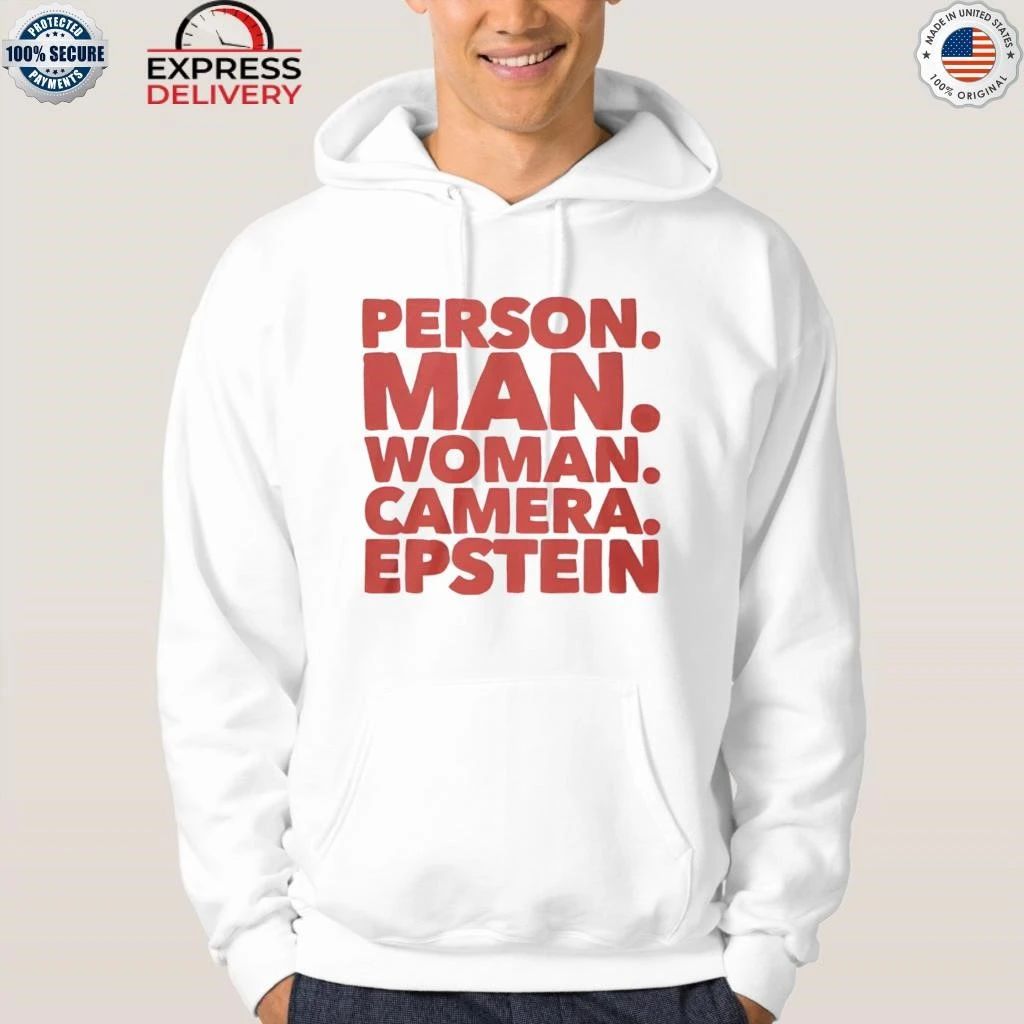 Person Man Woman Camera Epstein Shirt