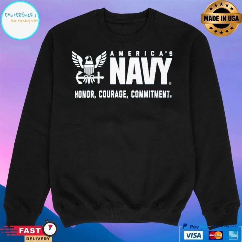 America’s Navy Honor Courage Commitment T-shirt