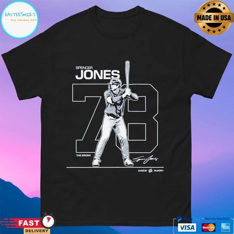 Spencer Jones Debut #78 The Bronx Signature T-shirt
