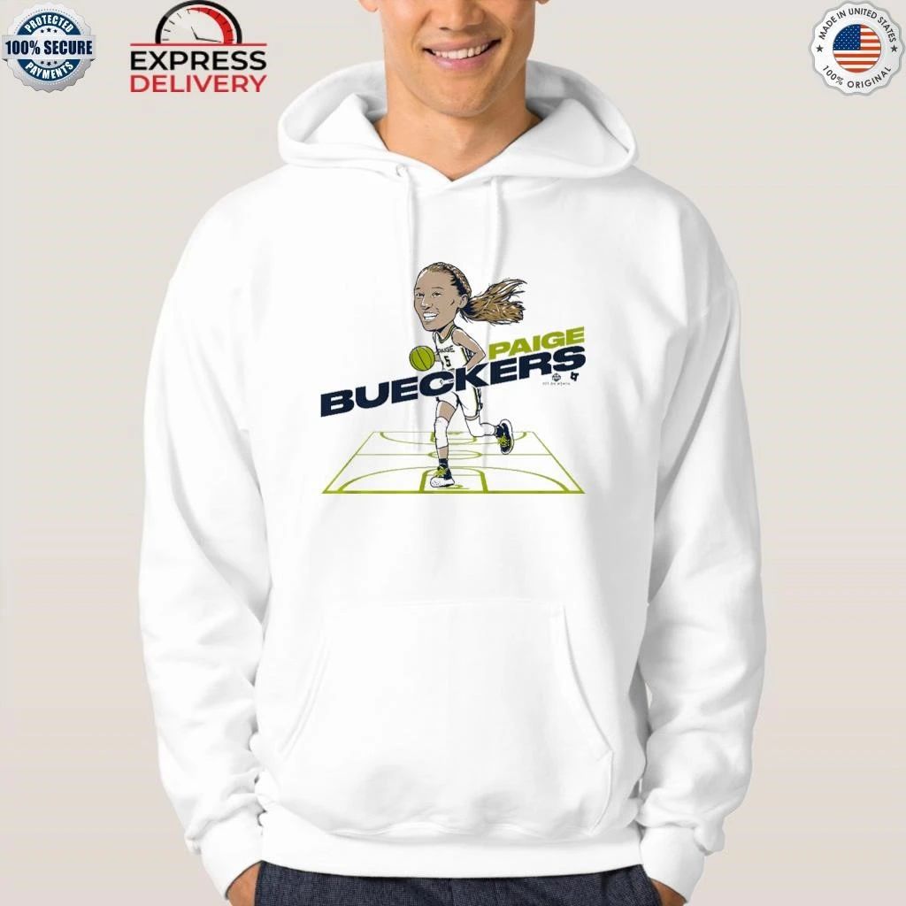 Paige Bueckers Dallas Caricature Shirt