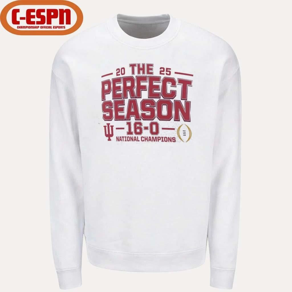 IU Football National Champions Hometown The Perfect Season 16-0 T-Shirt