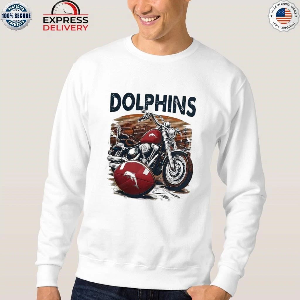Dolphins NRL Mix Motorcycle Cool Shirt