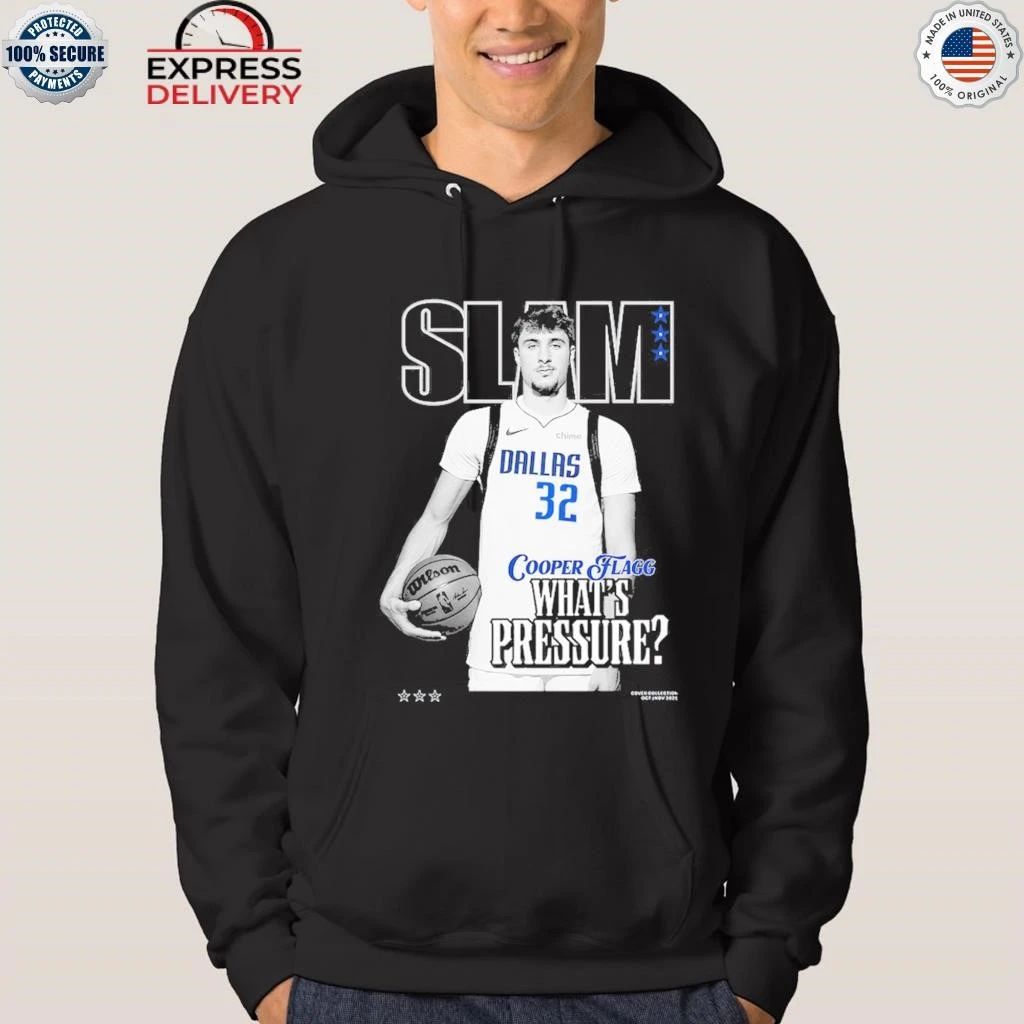 Cooper Flagg Dallas Mavericks SLAM Cover Shirt