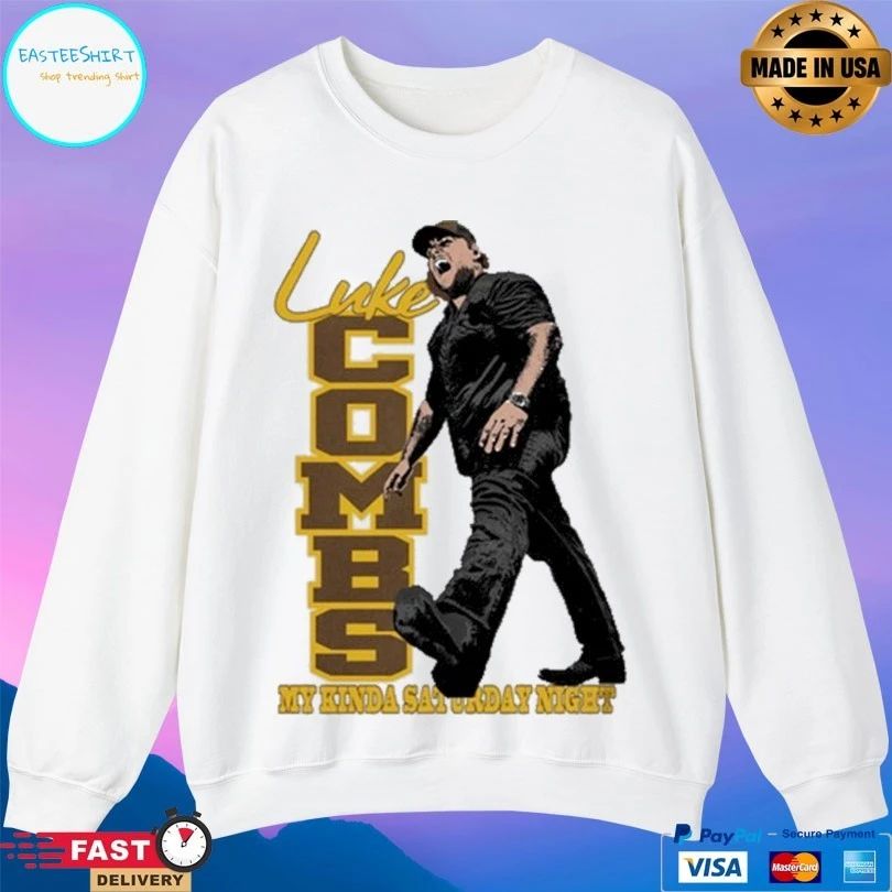 Luke Combs My Kinda Saturday Night Sideline T-shirt