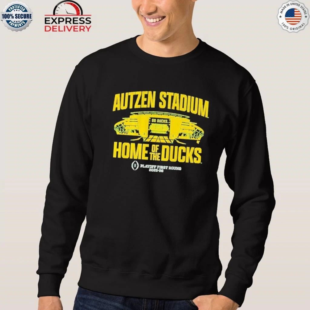 Oregon Football 2025 CFP Autzen Stadium Shirt