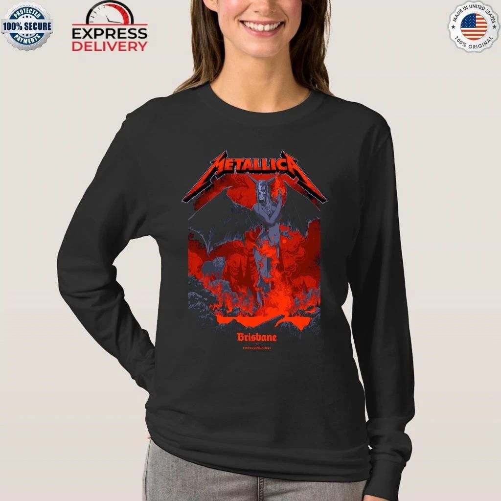 Metallica M72 Brisbane Australia By Ken Taylor Pop Up Shop At Suncorp Stadium On 12 November 2025 Shirt