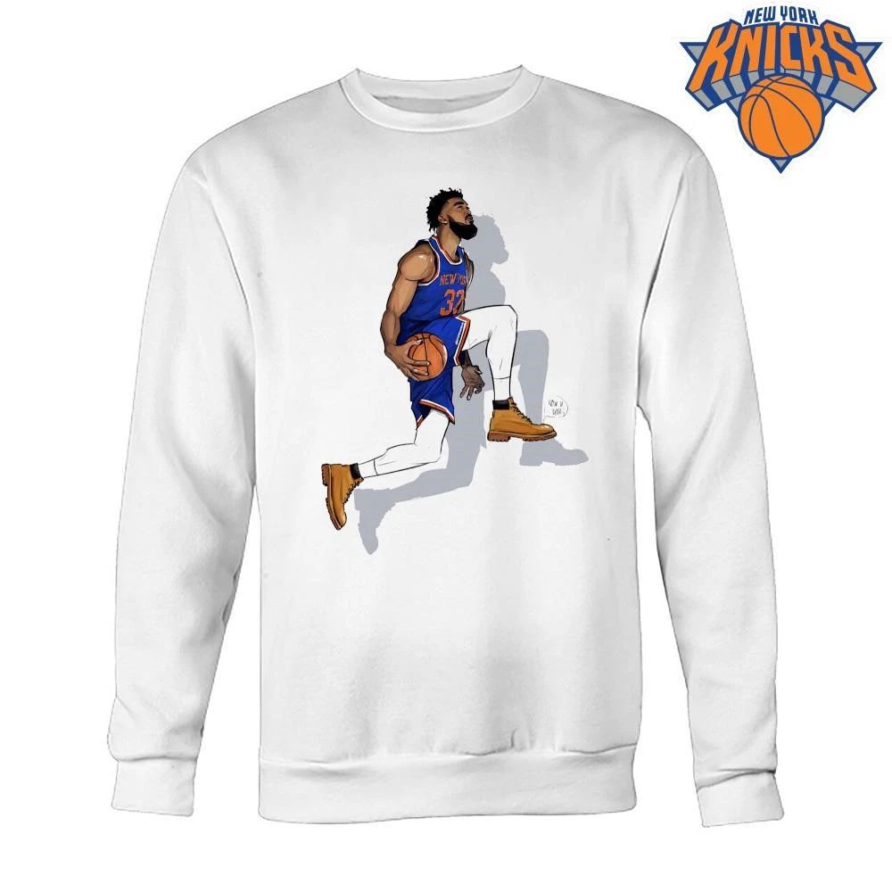 Karl Anthony Towns KAT New York Knicks Timberland Boots Spidrauman Illustration NBA Finals 2026 Shirt