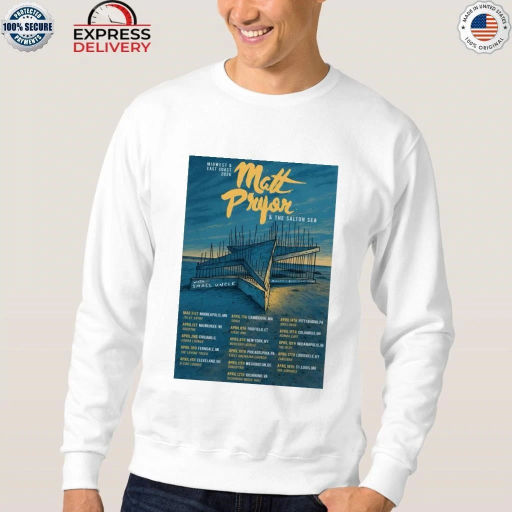 Matt Pryor Midwest And East Coast 2026 Tour Shirt