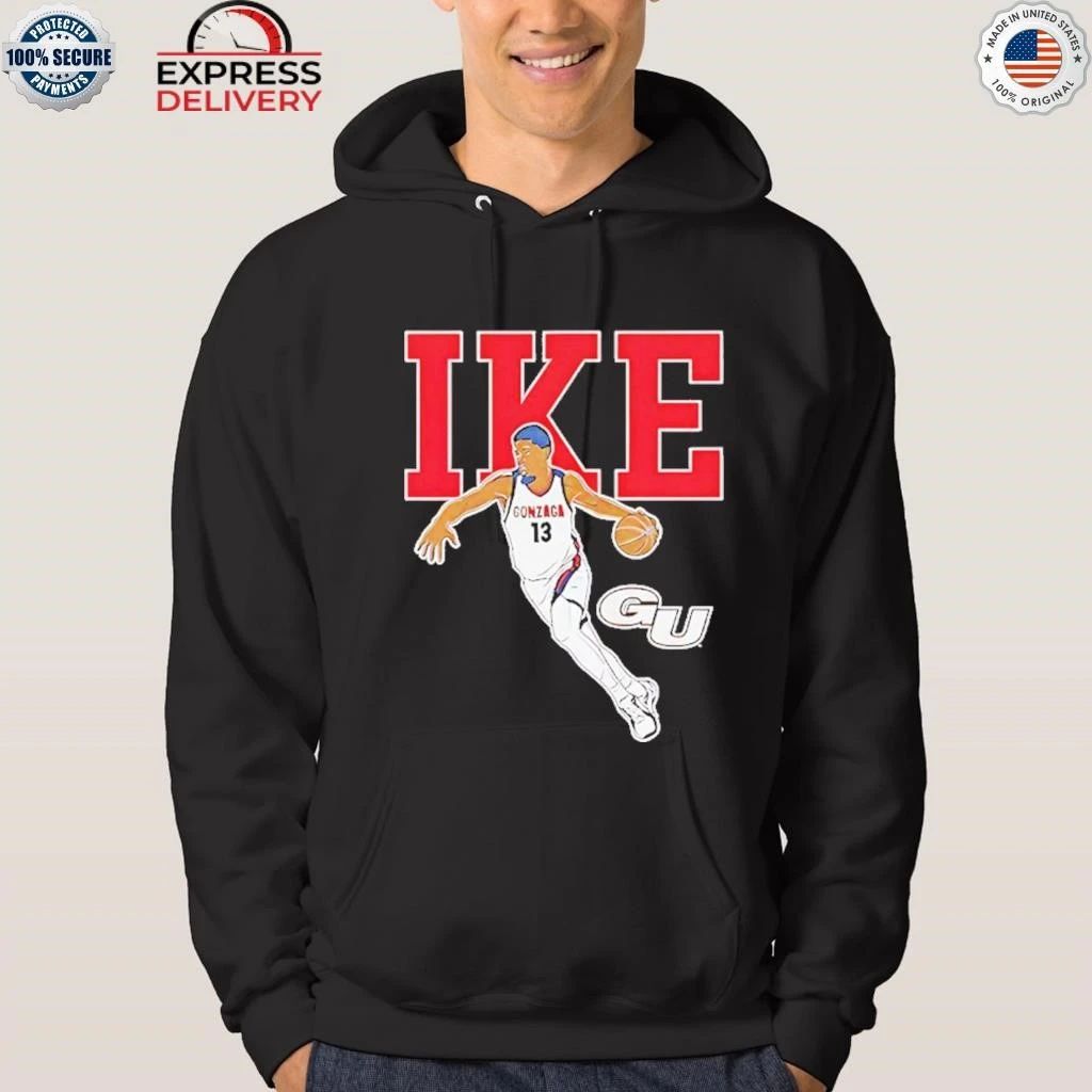 Gonzaga Basketball Graham Ike Name Pose Shirt