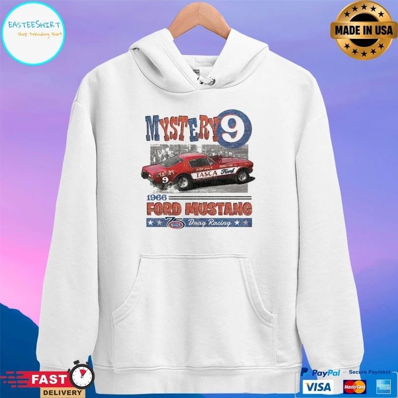 Mystery 9 1966 Ford Mustang 75 Drag Racing T-shirts