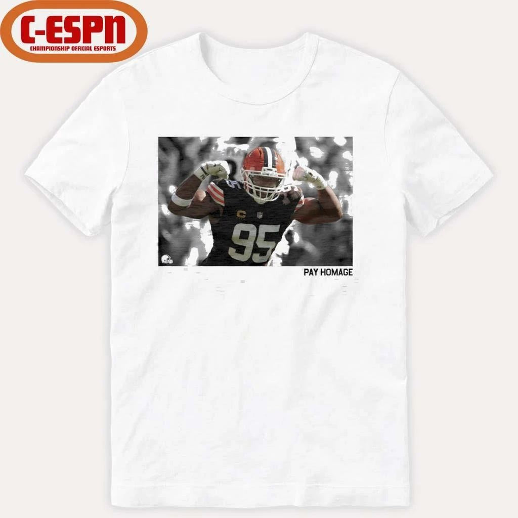 Sack King Myles Garrett Pay Homage Shirt
