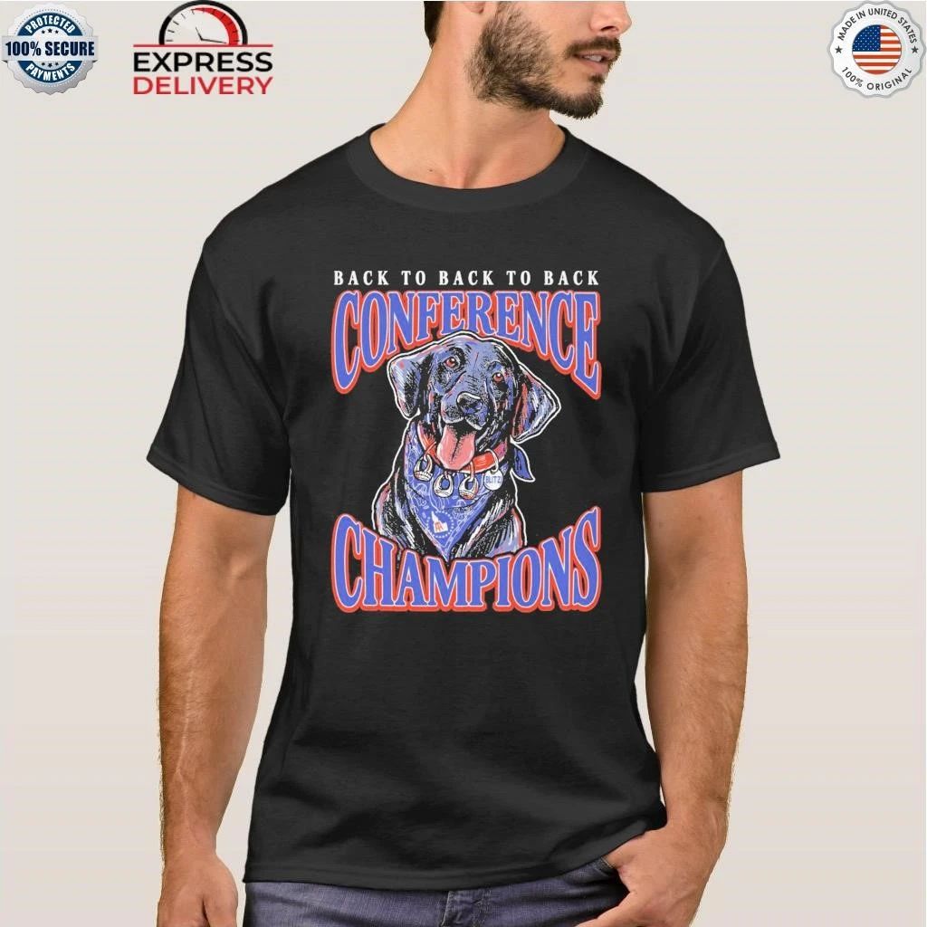 Boise State Football Back To Back To Back Conference Champions Blitz Shirt
