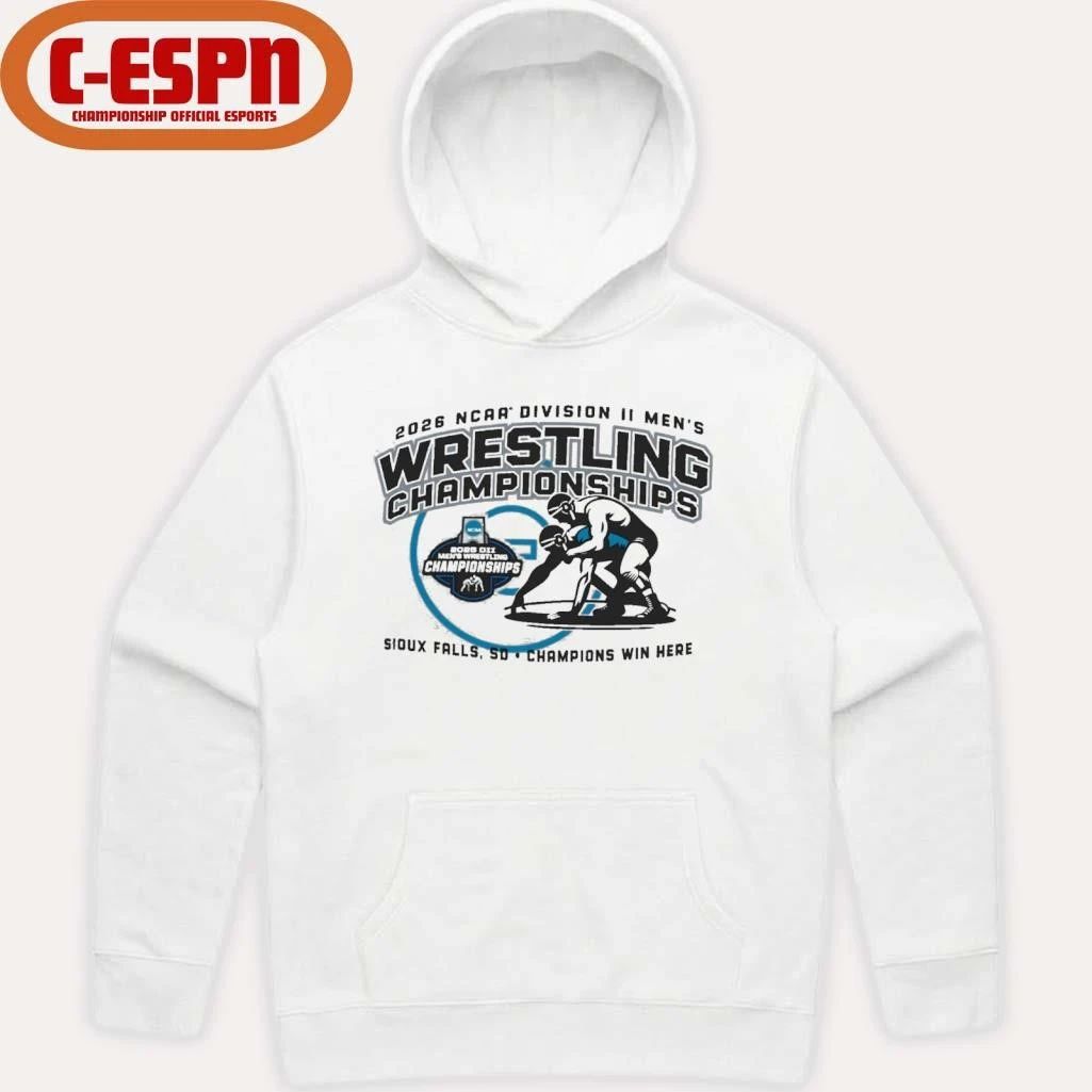 Champions Win Here 2026 NCAA DII Men’s Wrestling Championships T-Shirt