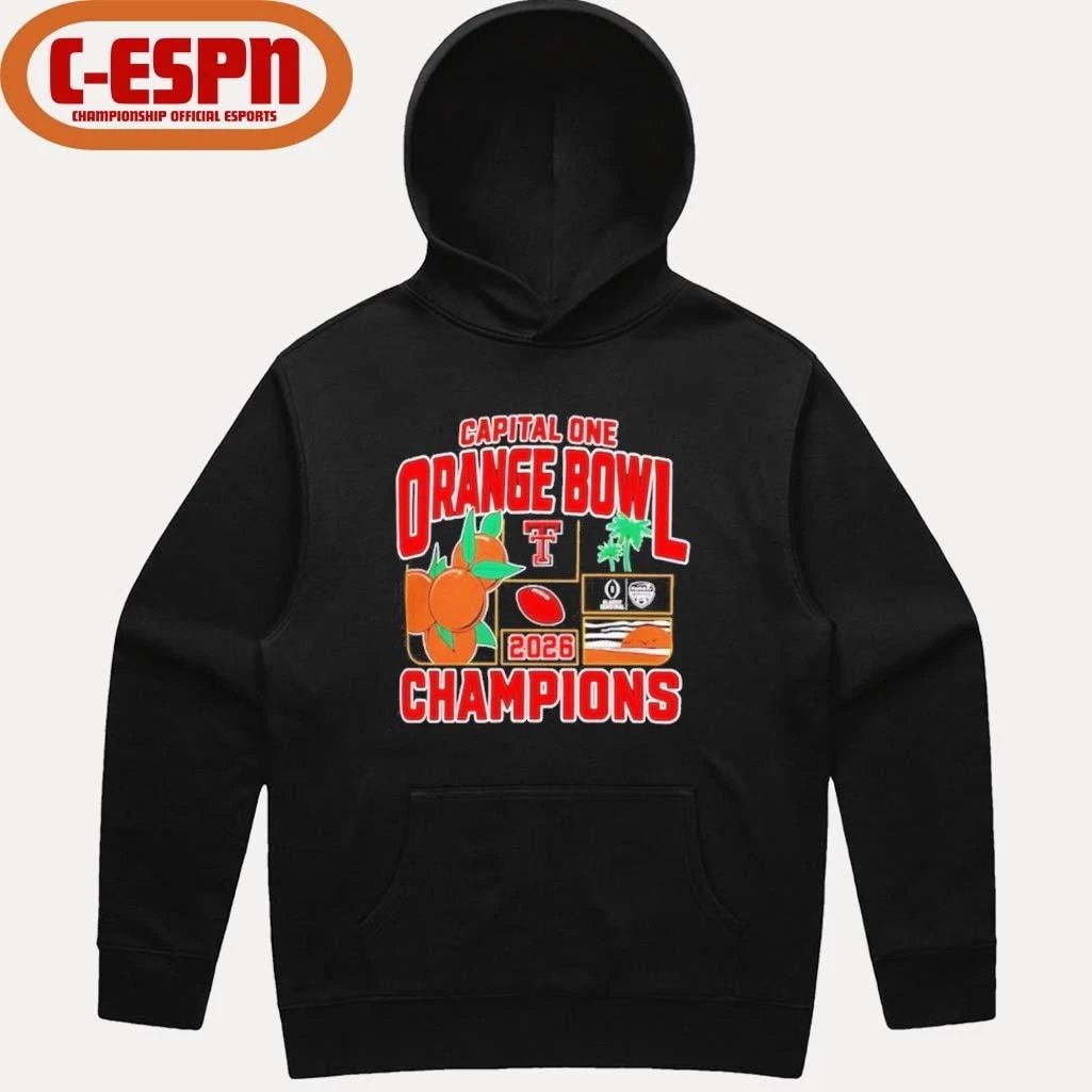 Texas Tech Red Raiders Orange Bowl Champions 2025-26 CFP shirt