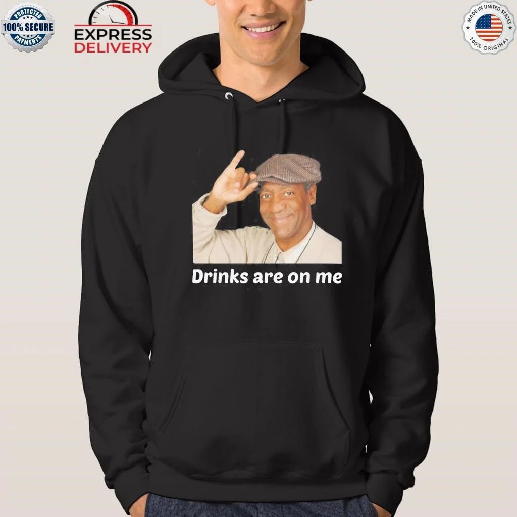 Viet Hands Bill Cosby Drinks Are On Me Shirt