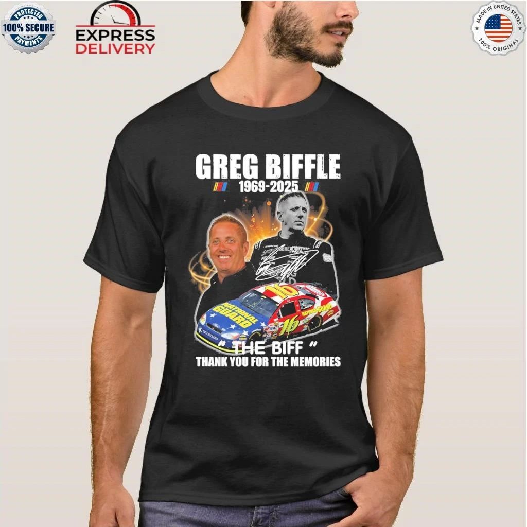 Greg Biffle 1969 2025 The Biff Thank You For The Memories Shirt