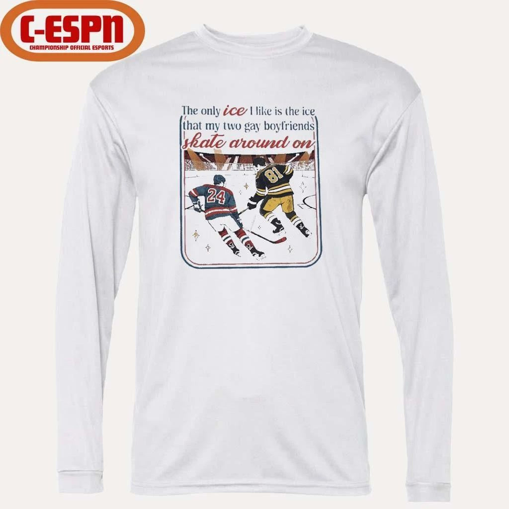 Ice Skate Around On Boston Raiders Hockey Shirt