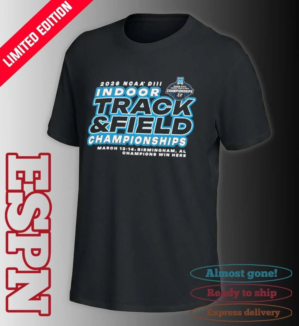 March 13-14, 2026 NCAA DIII Indoor Track & Field Championships T-Shirt
