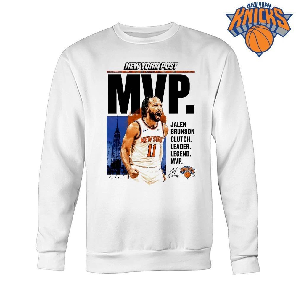 New York Knicks Jalen Brunson Clutch Leader Legend MVP NBA Finals 2026 Shirt