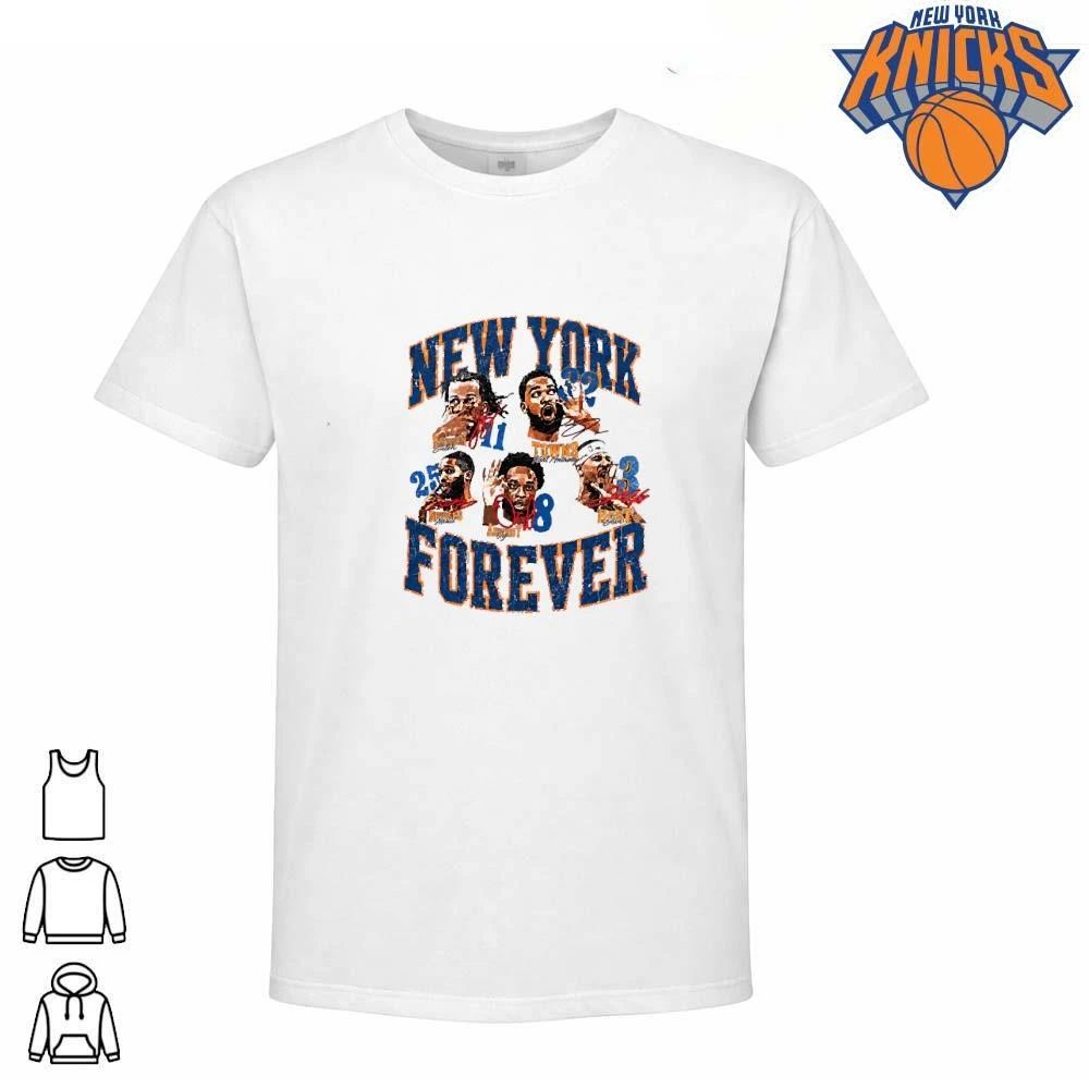 New York Knicks Champions NBA 2026 Jalen Brunson Karl Anthony Towns Mikal Bridges OG Anunoby Josh Hart Forever Shirt