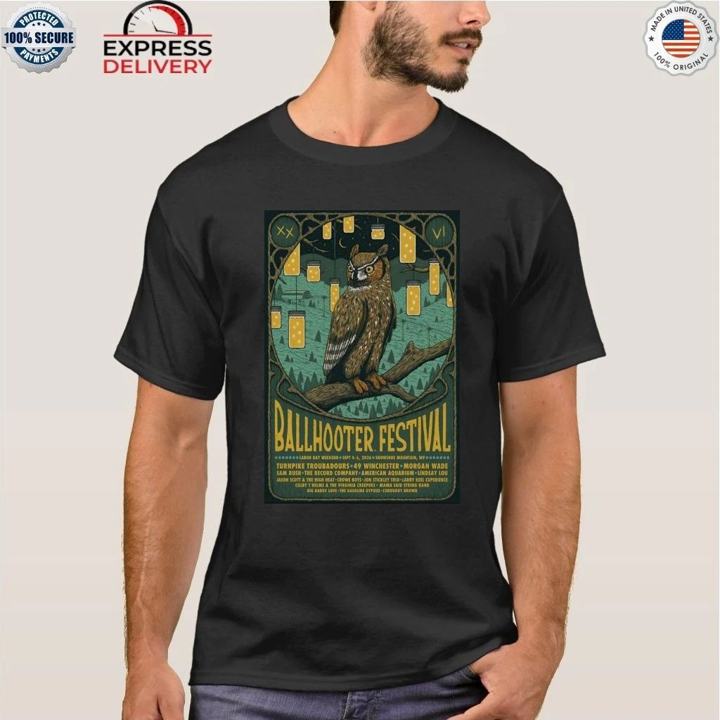 Ballhooter Festival In Snowshoe Mountain WV On Sept 4-6 2026 Shirt