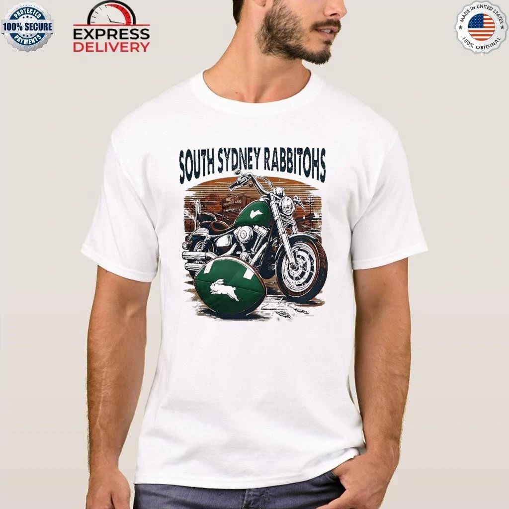 South Sydney Rabbitohs Mix Motorcycle Cool Shirt