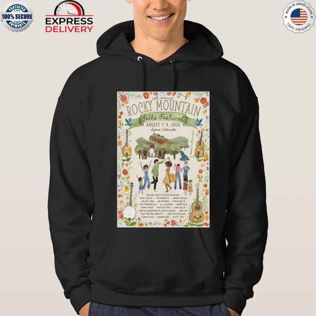 36th Annual Rocky Mountain In Lyons CO On Aug 7-9 2026 Shirt