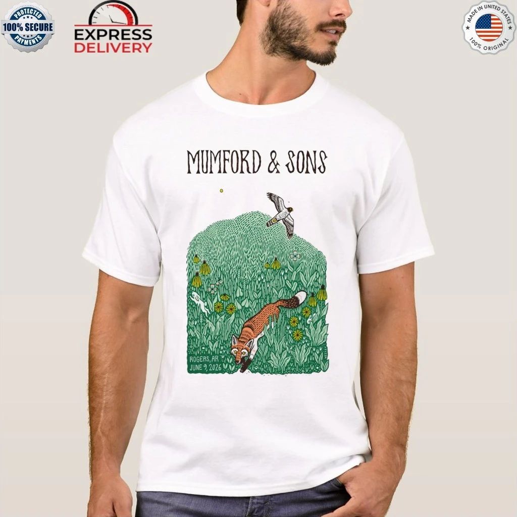 Mumford And Sons June 9 2026 Walmart AMP In Rogers AR Shirt