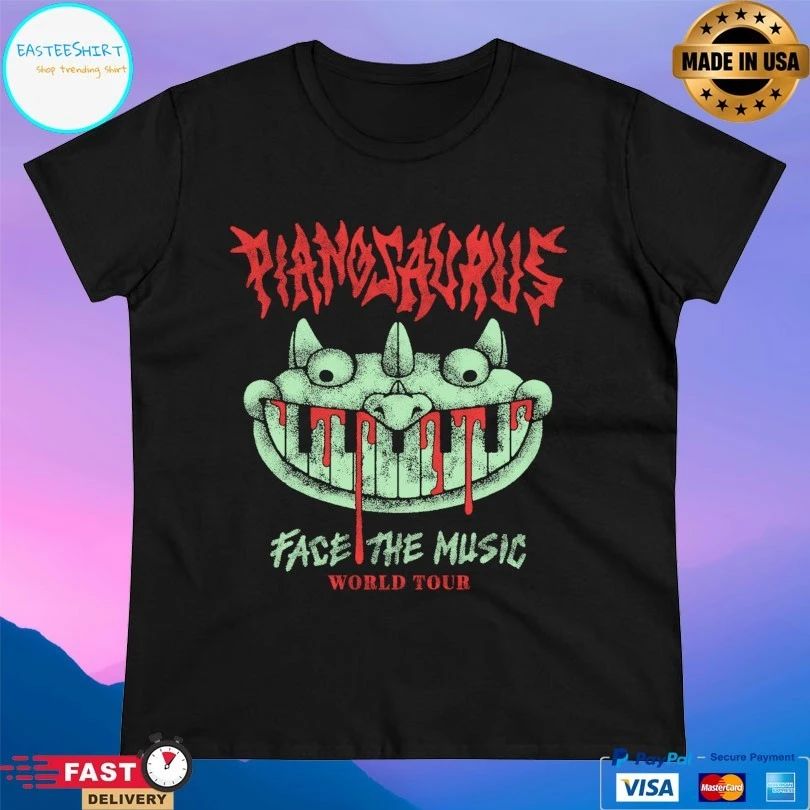 Pianosaurus Face The Music World Tour T-shirts