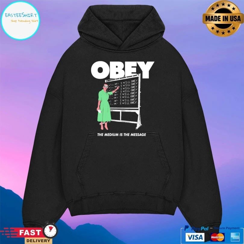 Obey The Medium Is The Message T-shirt