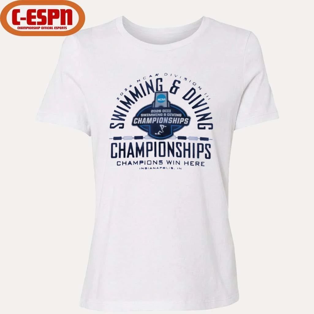 Indianapolis, IN 2026 NCAA DIII Swimming & Diving Championships T-Shirt